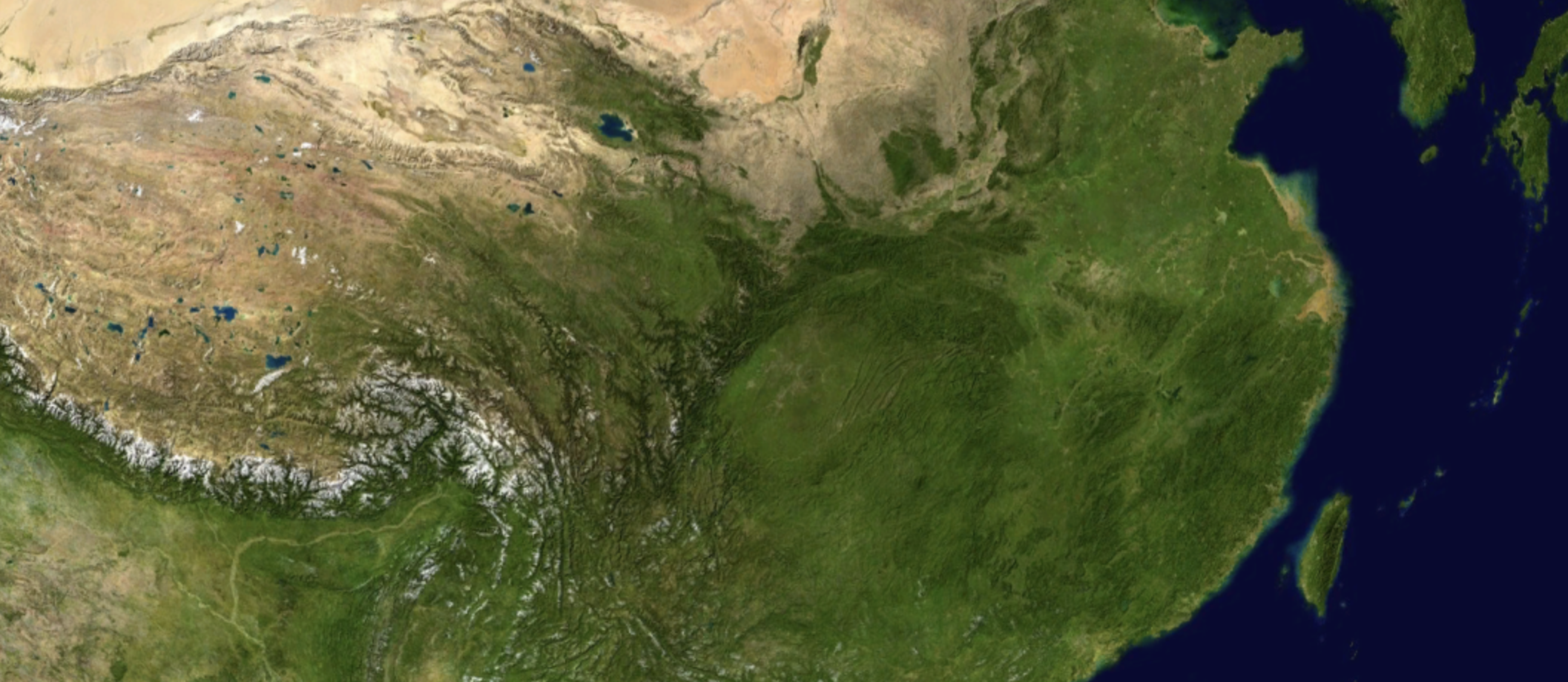 Image - satellite image of China