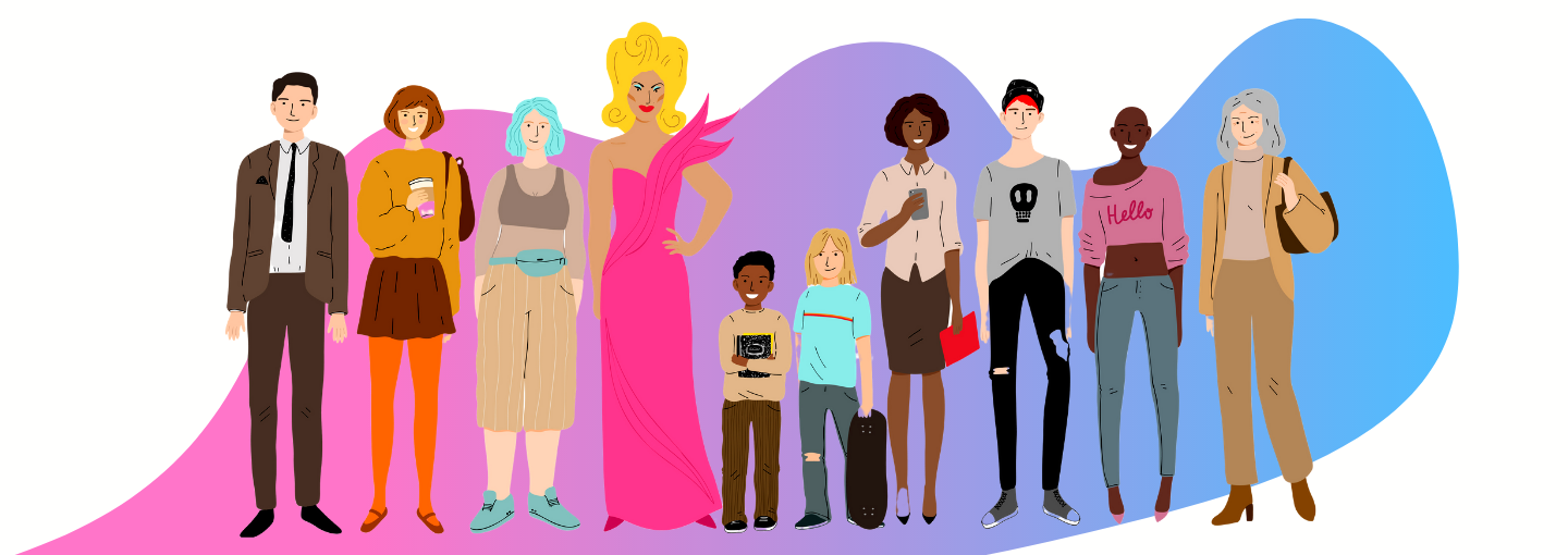 Image - illustration of various types of people