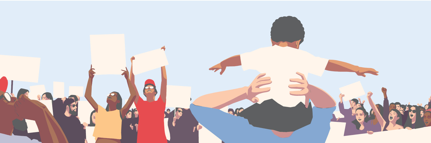 Image - Illustration of protestors