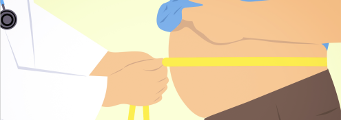 Image - doctor with overweight patient