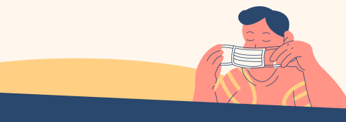 Image - person taking off medical mask