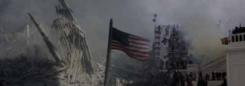 Image - collage of images from the World Trade Center on 9/11