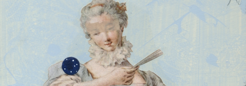 Image - detail from "Storytellers" exhibition poster; woman