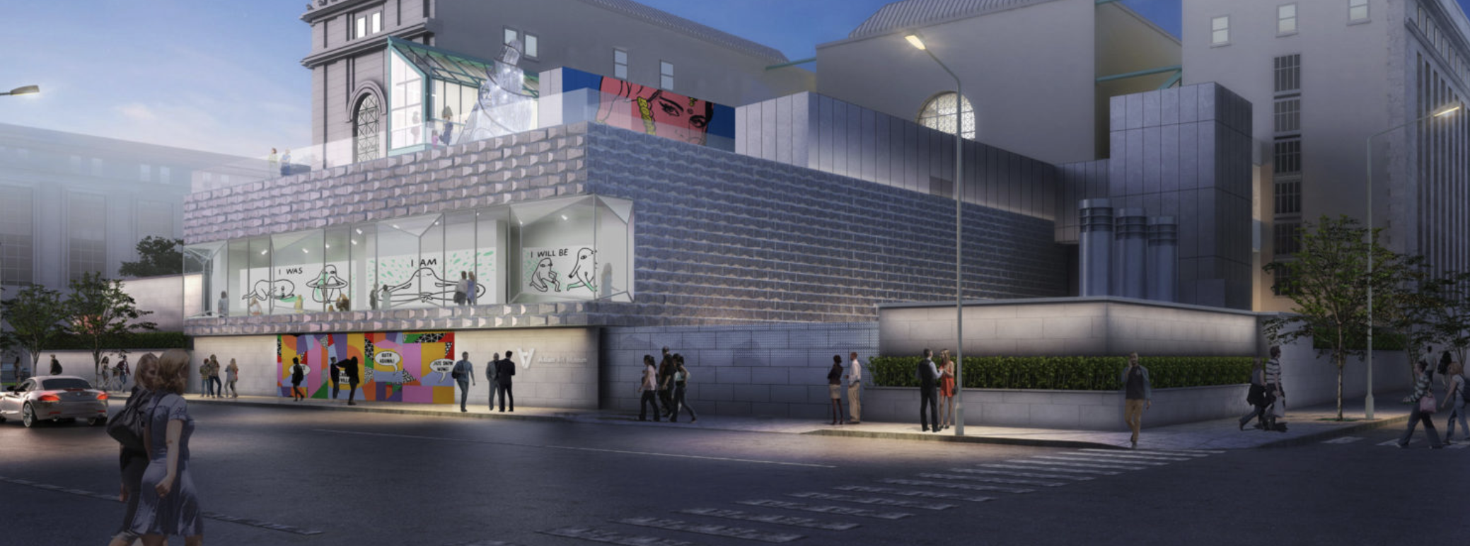 Image - illustration of Asian Art Museum exterior