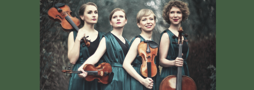 Image - quartet musicians with their instruments