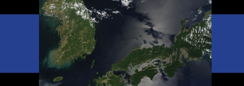 Image - NASA image of Korea and Japan