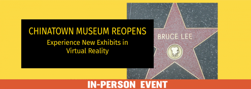 Image - program title plus photo of Bruce Lee star on Hollywood Walk of Fame