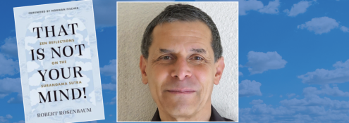 Image - Robert Rosenbaum and the cover of his book