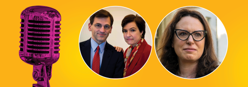 Image - speaker faces plus microphone