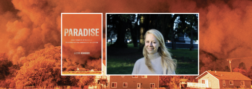 Image - author photo and book cover