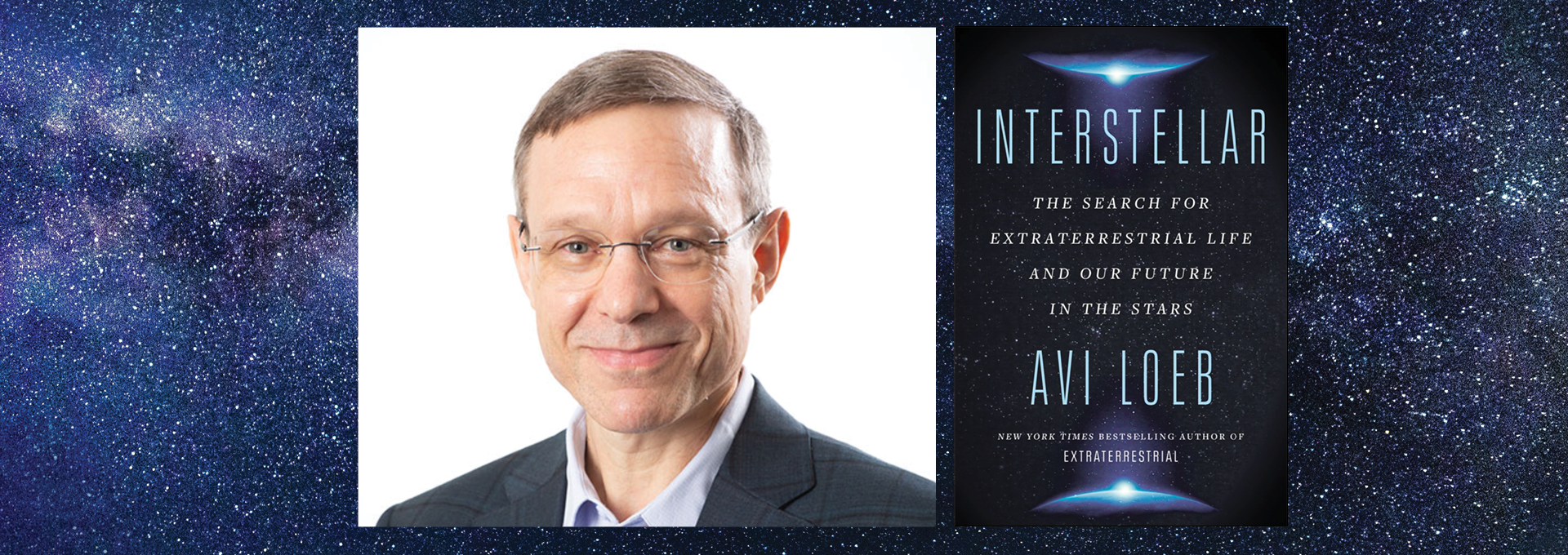 Image - Avi Loeb and his book cover