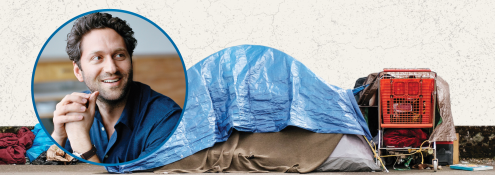 Image - Kevin Adler and tent