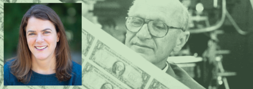 Image - Jennifer Burns and Milton Friedman