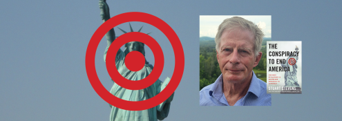 Image - Stuart Stevens and Statue of Liberty with target symbol over it