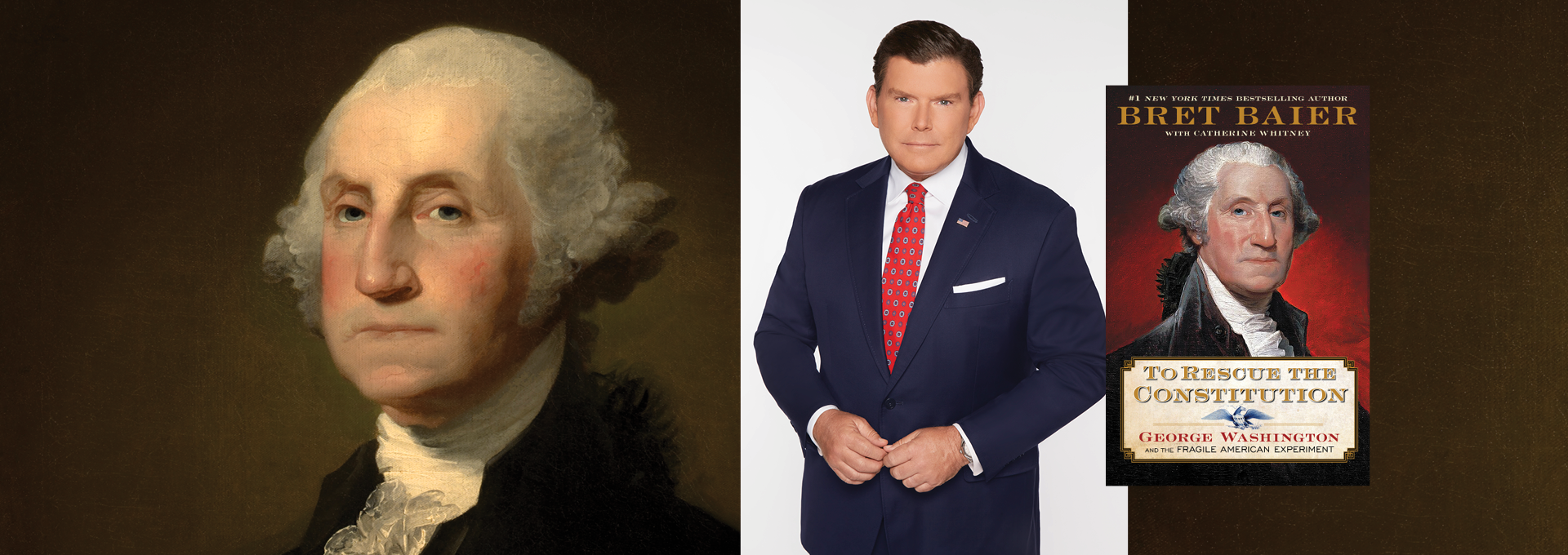 Image - Brett Baier and George Washington
