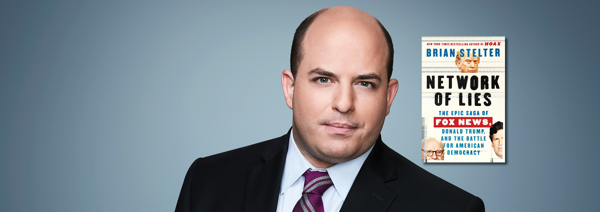 Image - Brian Stelter and his book cover