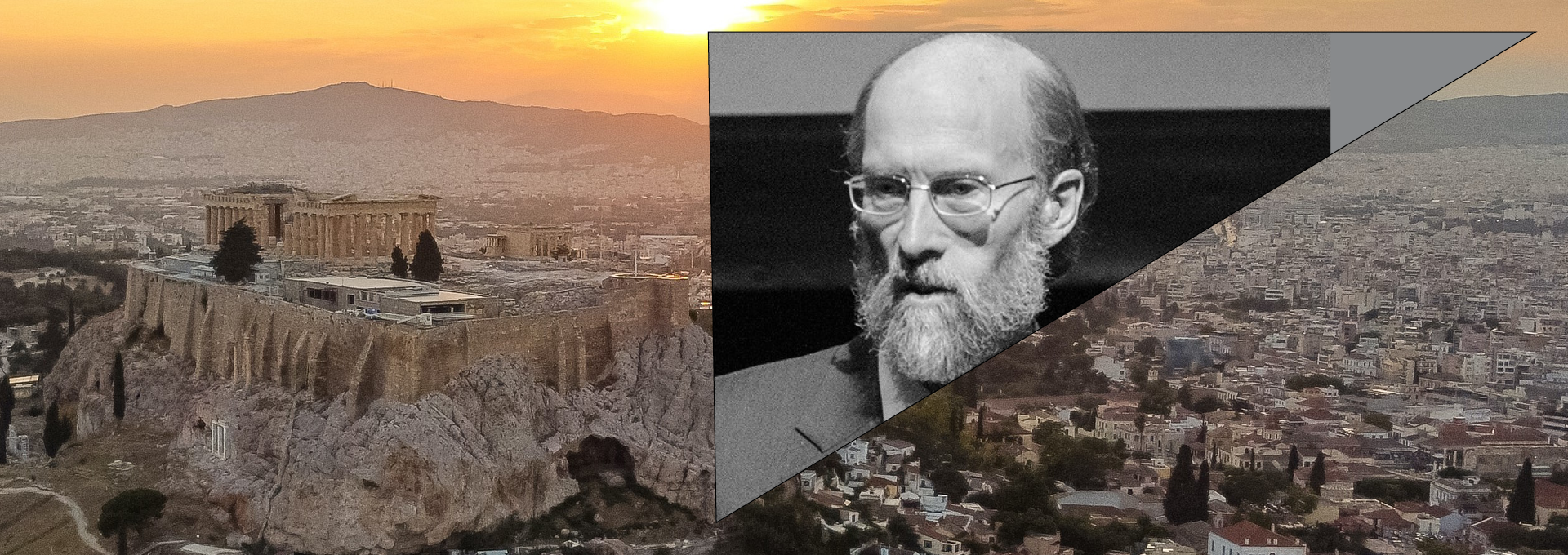 Image - George Hammond and Greek ruins