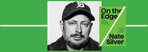 Image - Nate Silver and his book cover