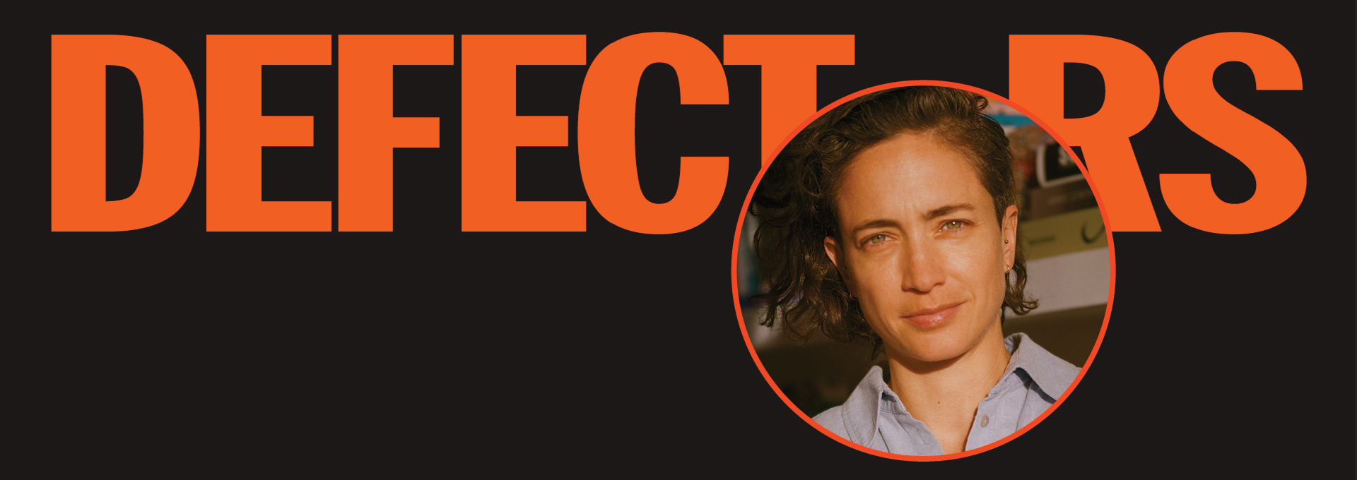 Image - speaker and text of book title