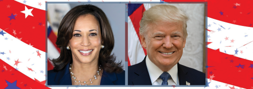 Image - Kamala Harris and Donald Trump