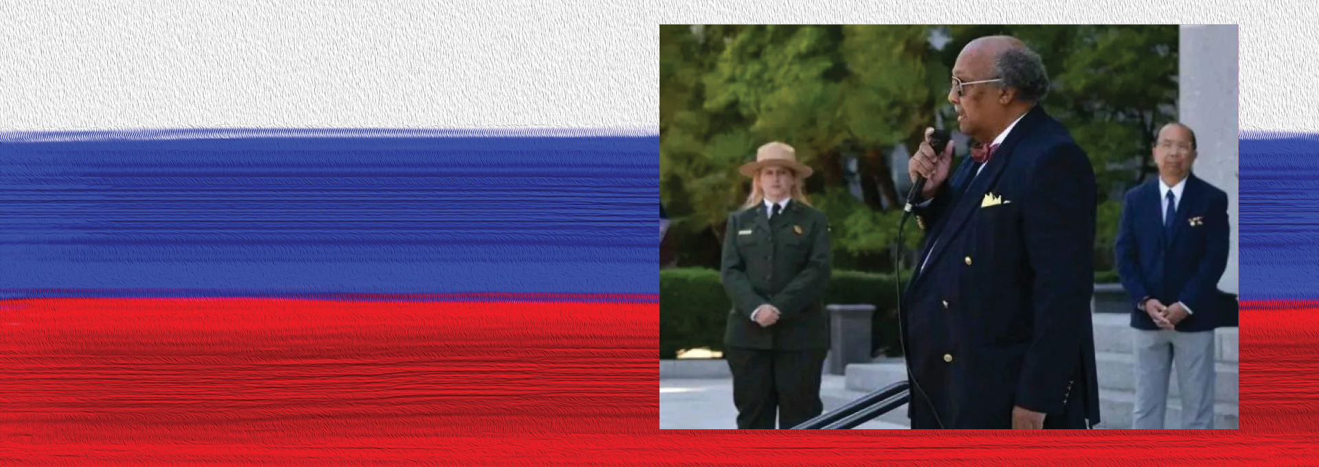 Image - the speaker and colors of the Russian flag