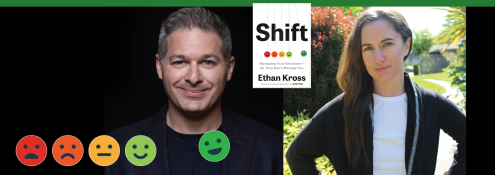 Image - the speakers and a copy of his book