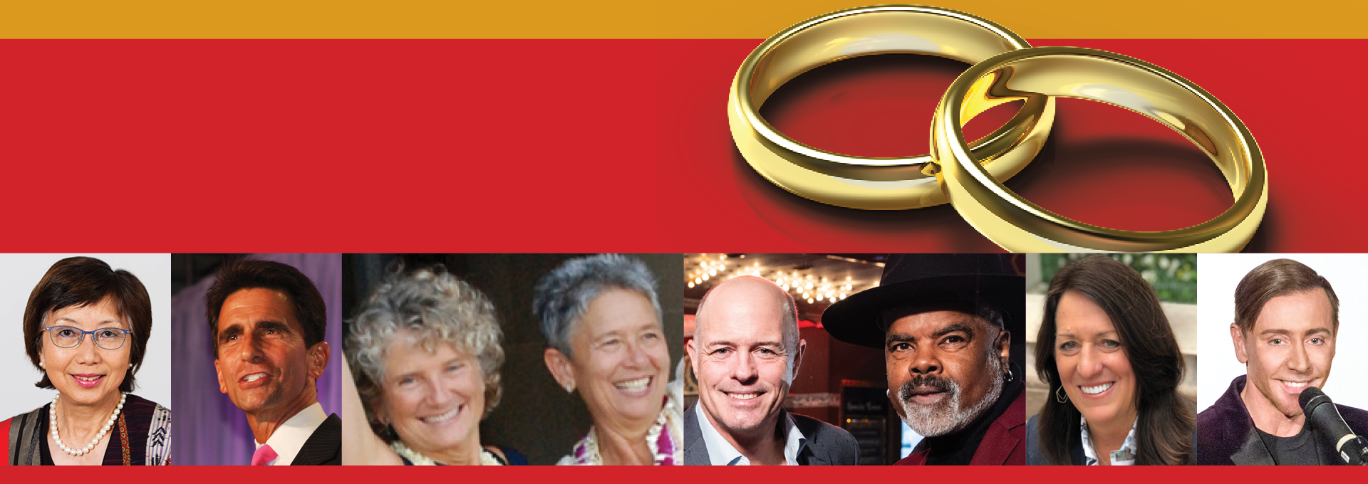 Image - the speakers and 2 wedding rings