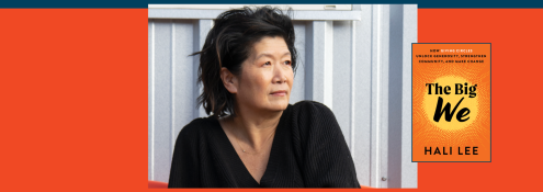 Image - the speaker and her book cover