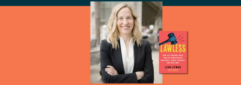 Image - the speaker and her book cover