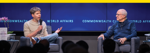 Image - Sam Altman and Craig Mundie