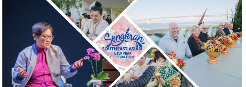 Images of people on the roof of the Club building