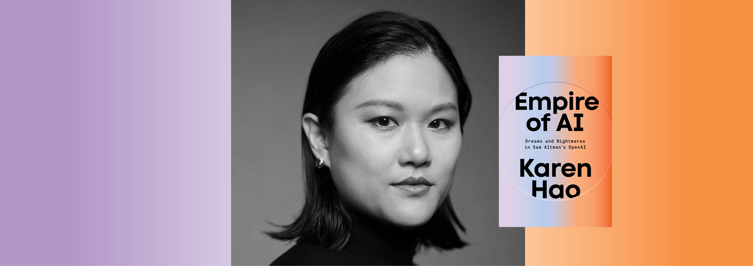 Image - the speaker and her book cover