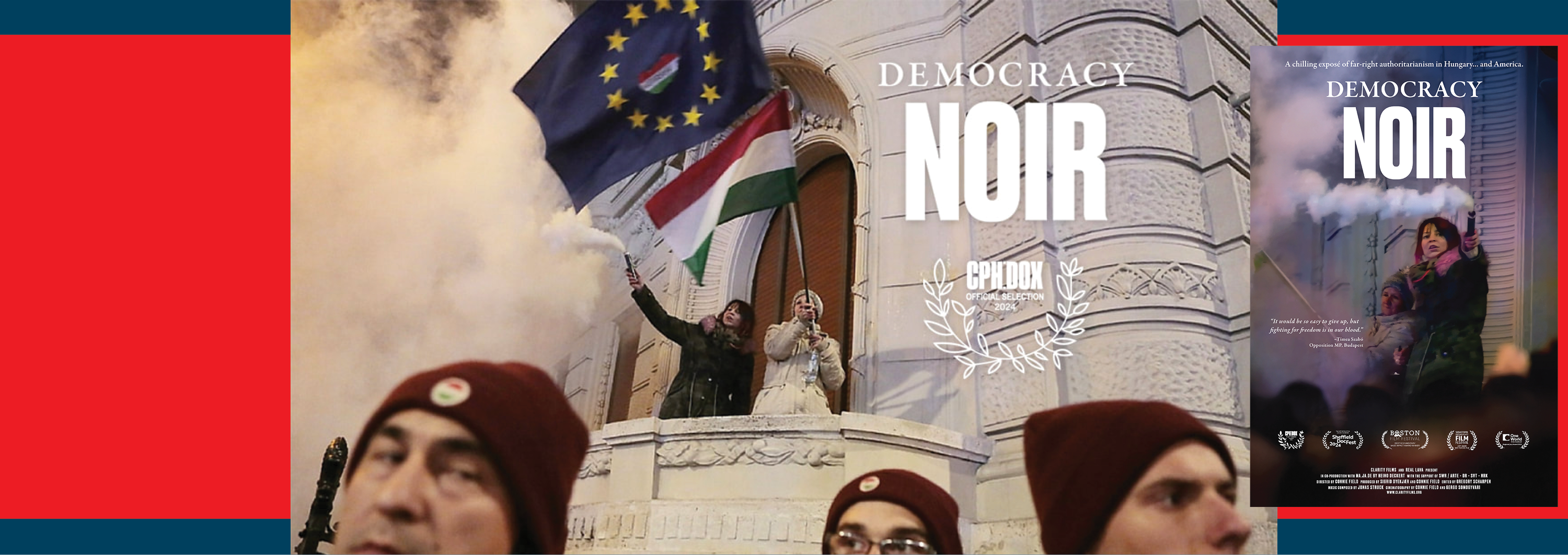 Image - scene from film and film poster, both courtesy Clarity Films