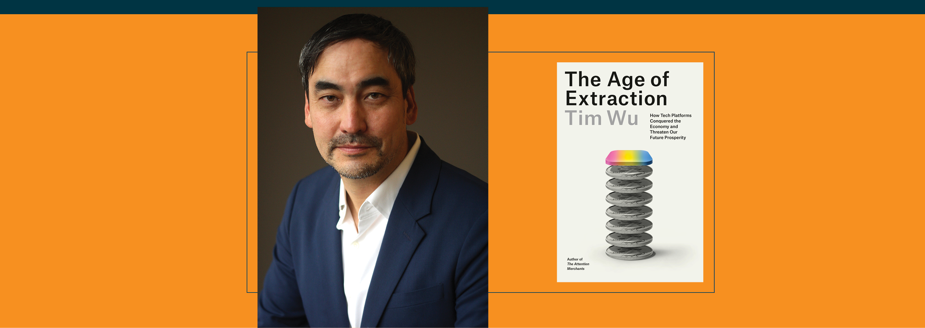 Image - Tim Wu and his book cover