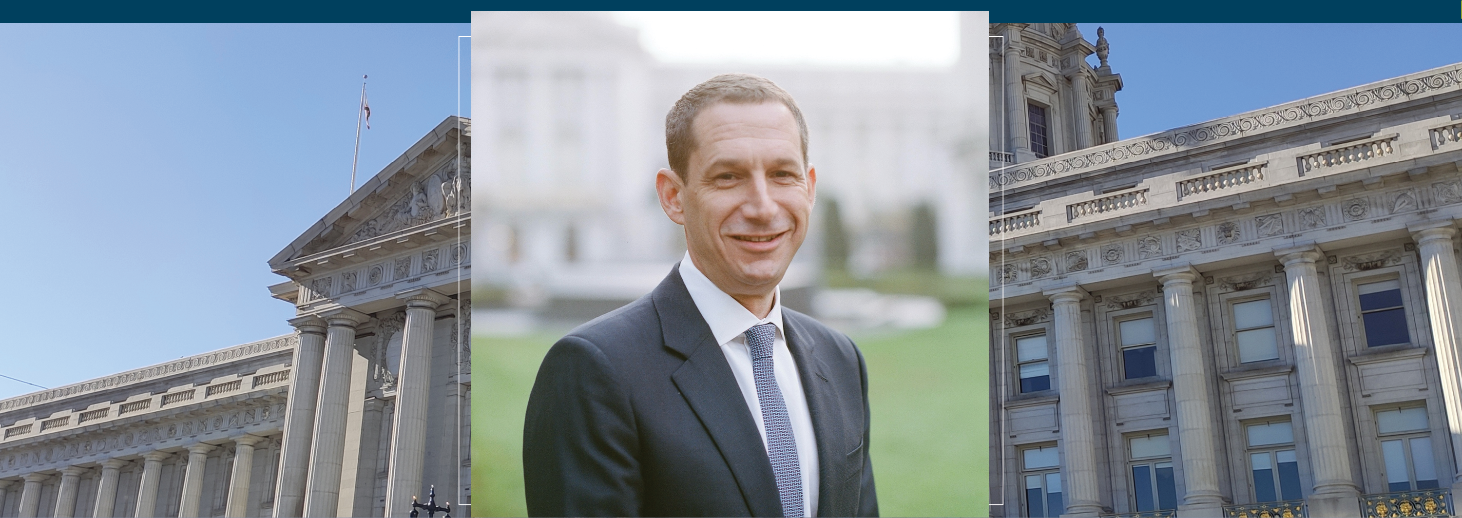 Image - Daniel Lurie and San Francisco City Hall