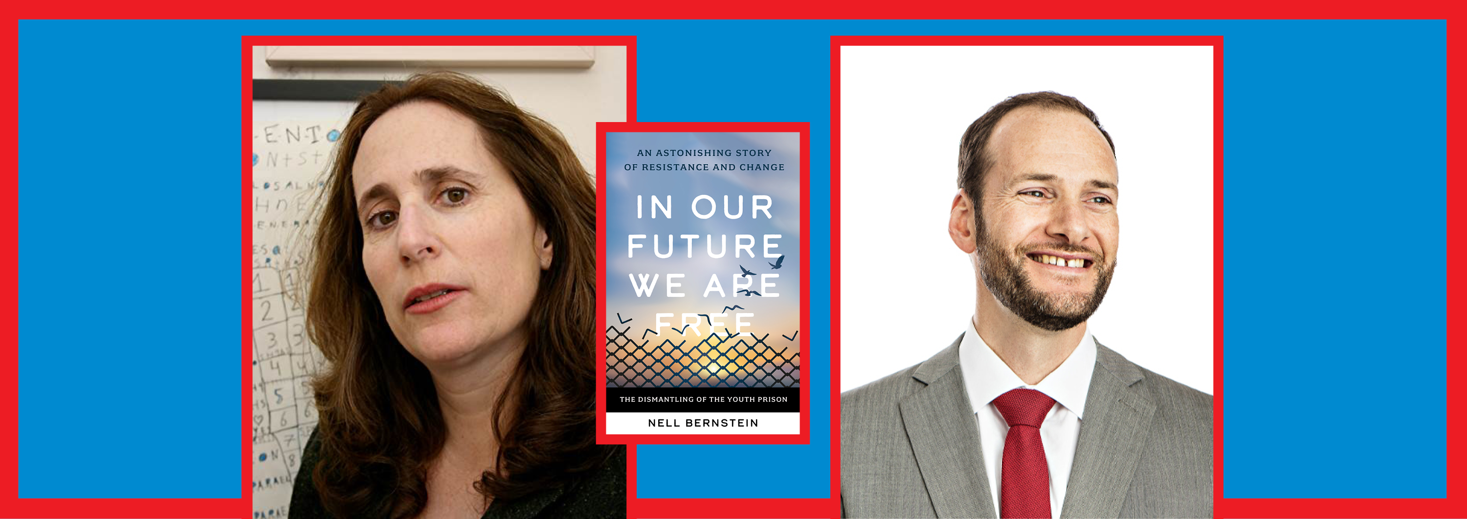 Image - the speakers and a book cover