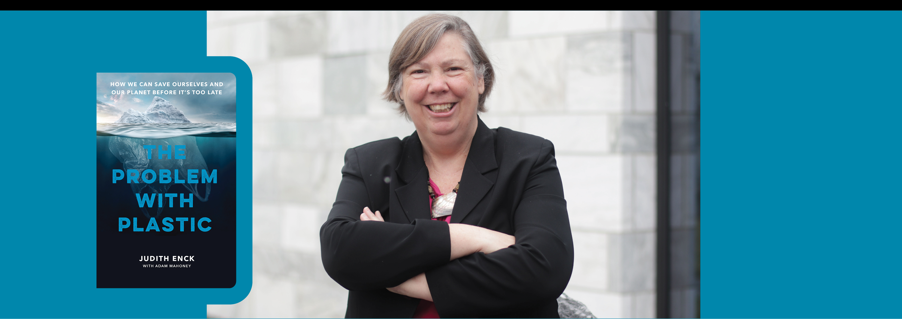 Image - the speaker and her book cover