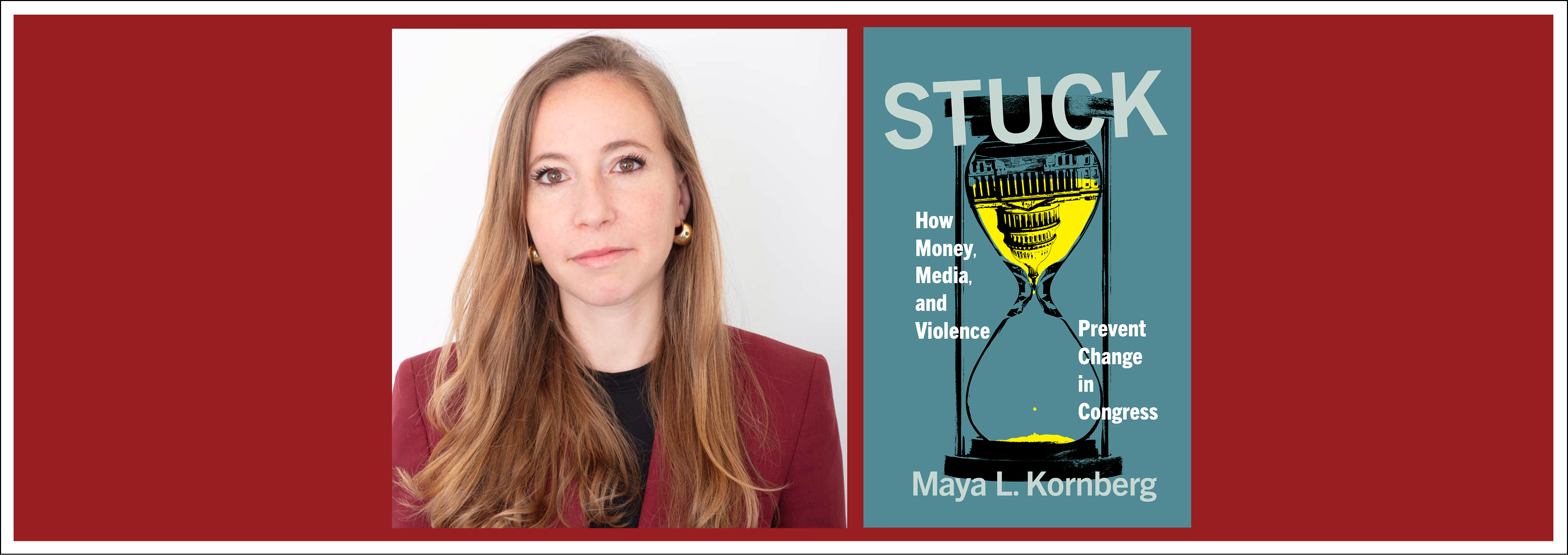 Image - the speaker and her book cover