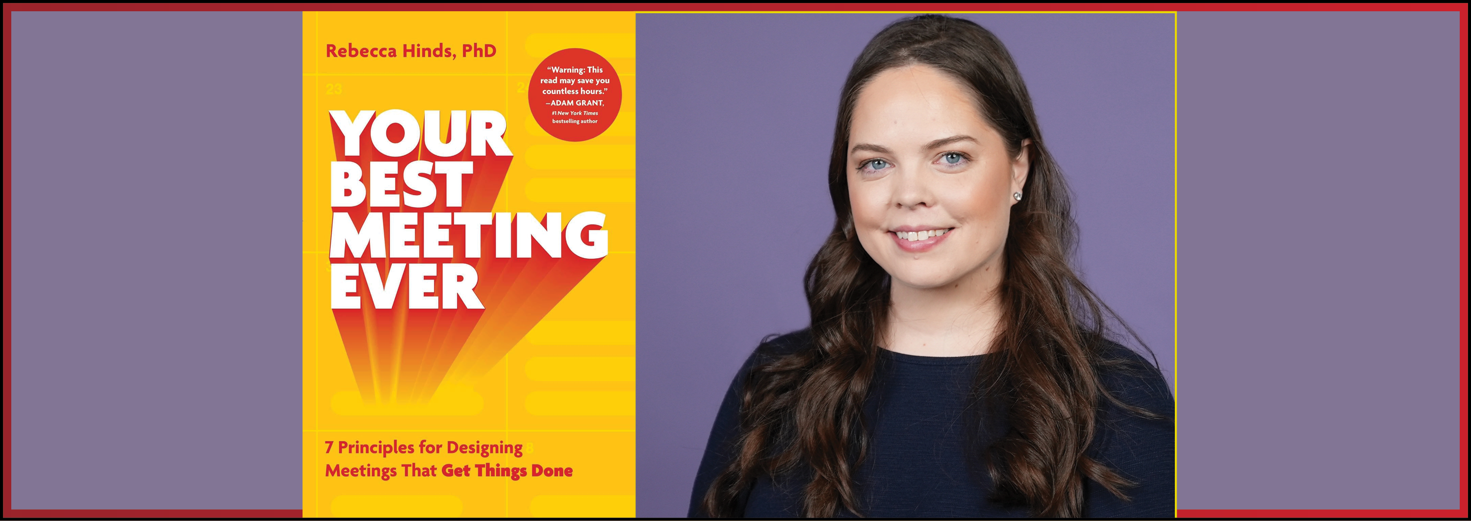 Image - the speaker and her book cover