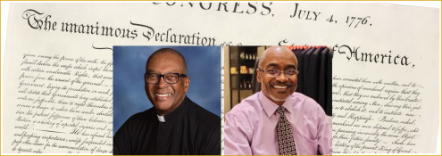 Image - Declaration of Independence and the speakers