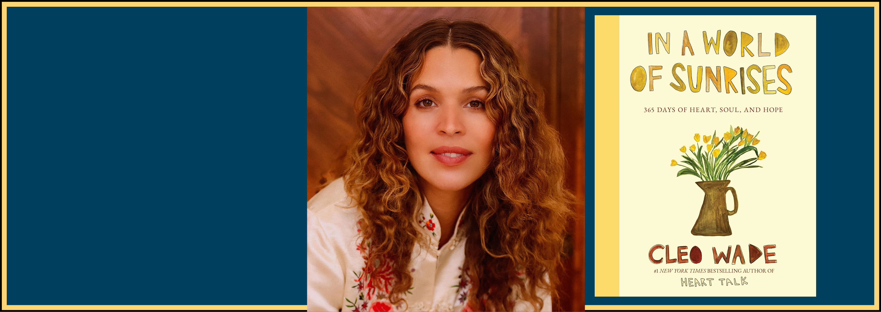 Image - the speaker and her book cover