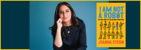 Image - the speaker and her book cover