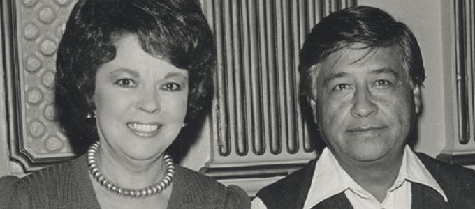 Image - Club President Shirley Temple Black with Cesar Chavez