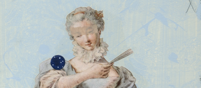 Image - detail from &quot;Storytellers&quot; exhibition poster; woman