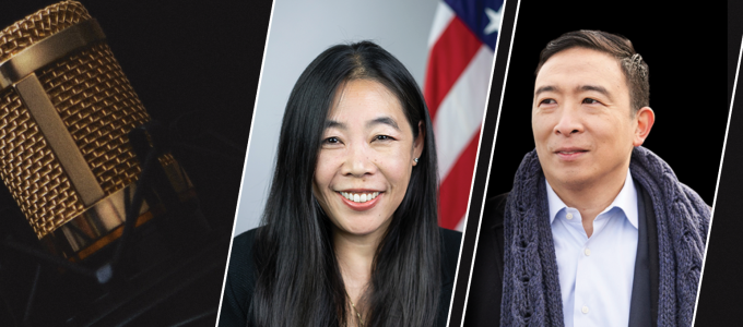 Image - Erika Moritsugu and Andrew Yang