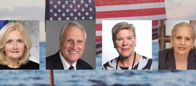 Image - speakers and American flag