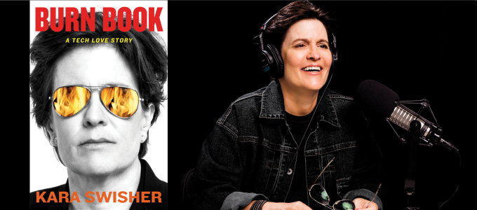 Image - Kara Swisher and her book cover