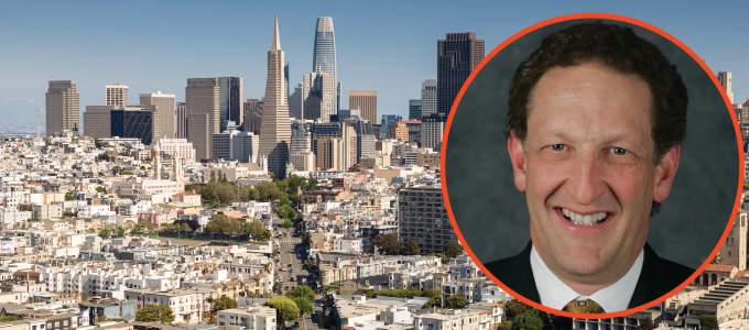 Image - Larry Baer and San Francisco skyline