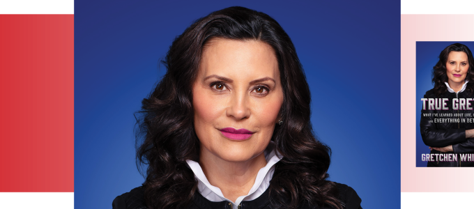 Image - Gretchen Whitmer and her book cover