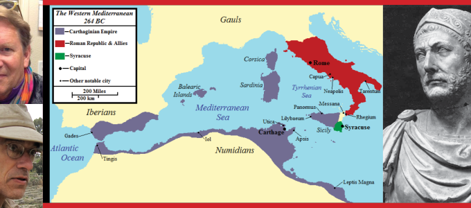 Image - Map of Mediterranean, Hannibal, and the speakers